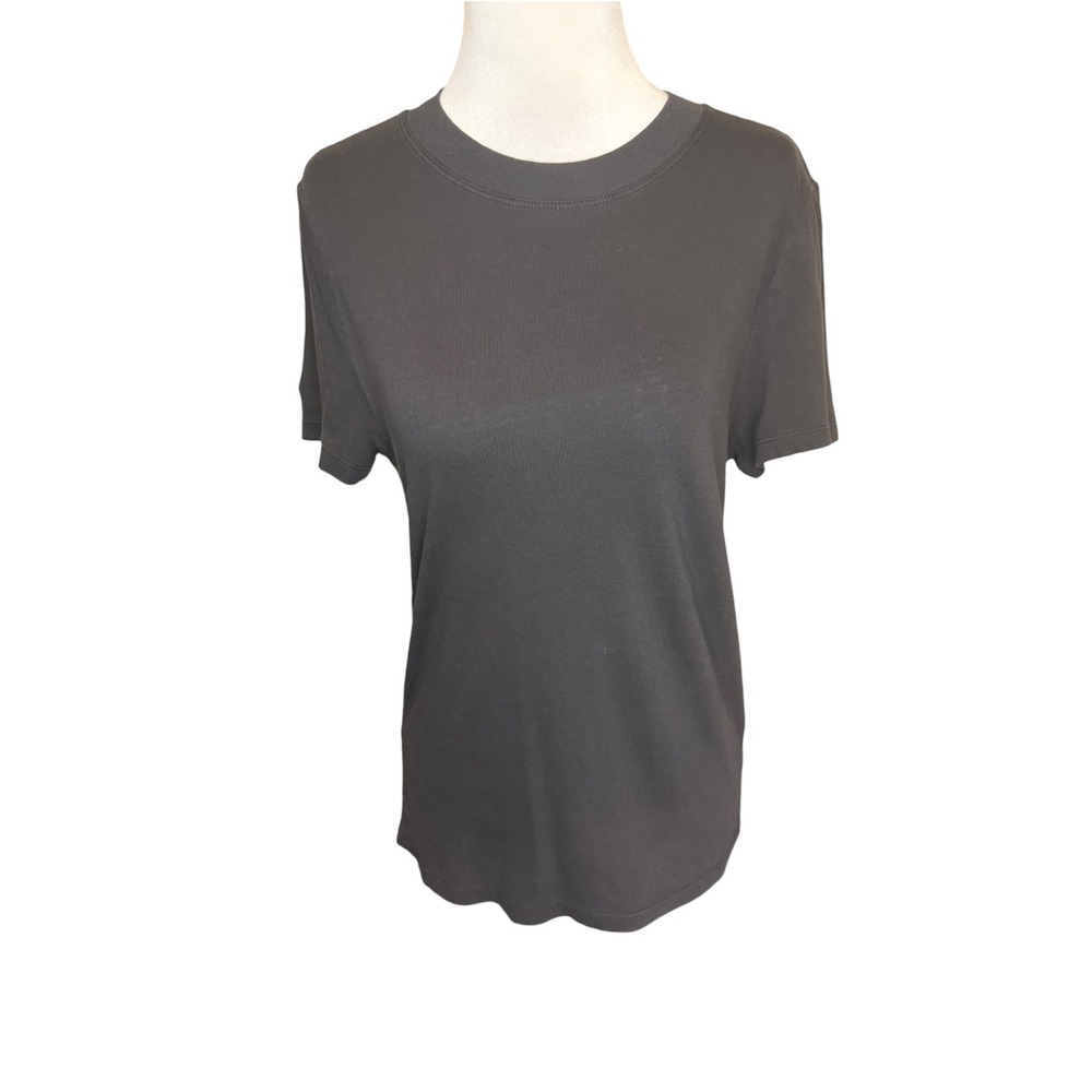 Madewell The Relaxed Tee in Vintage Jersey Premium Black Charcoal NV992 Small